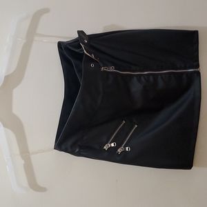 Pleather skirt